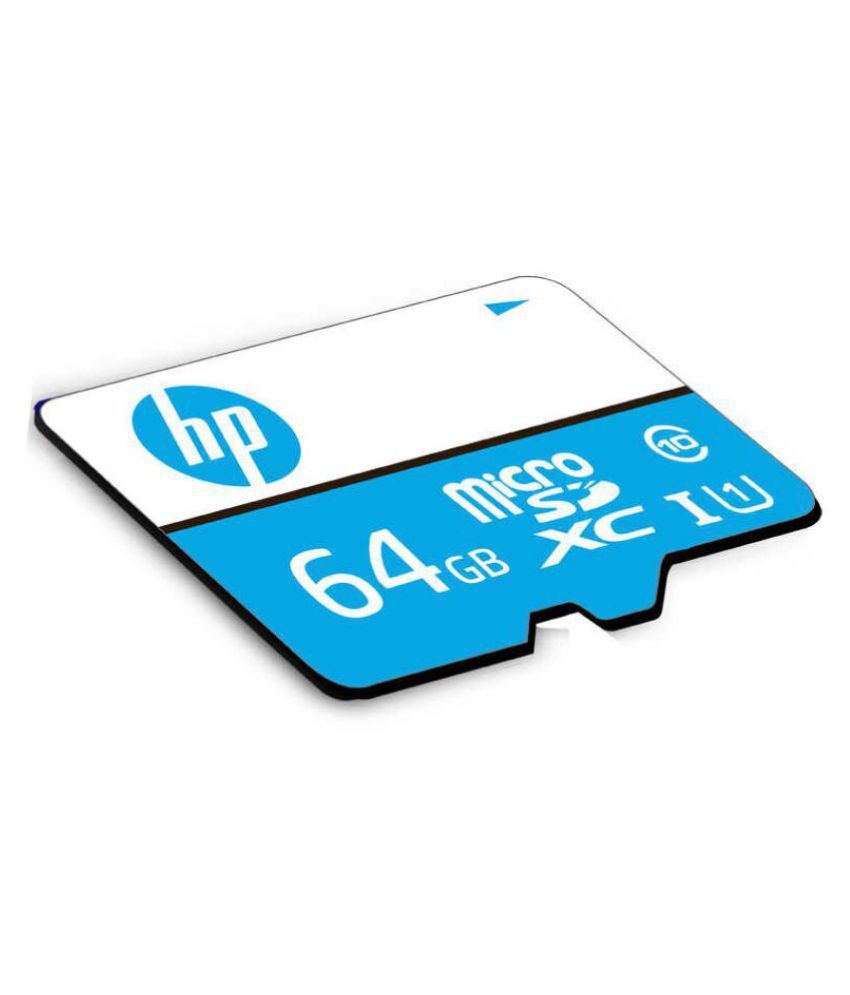 HP 64 GB Class 10 Memory Card Memory Cards Online at Low Prices
