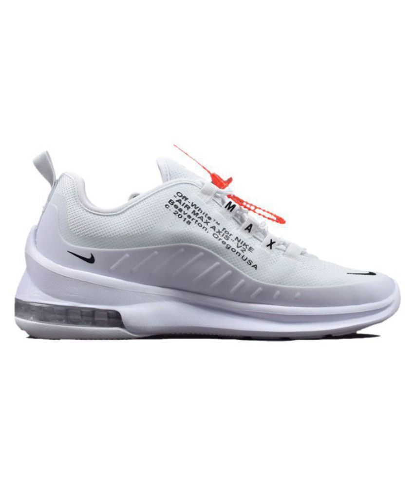 nike air max axis grey white running shoes