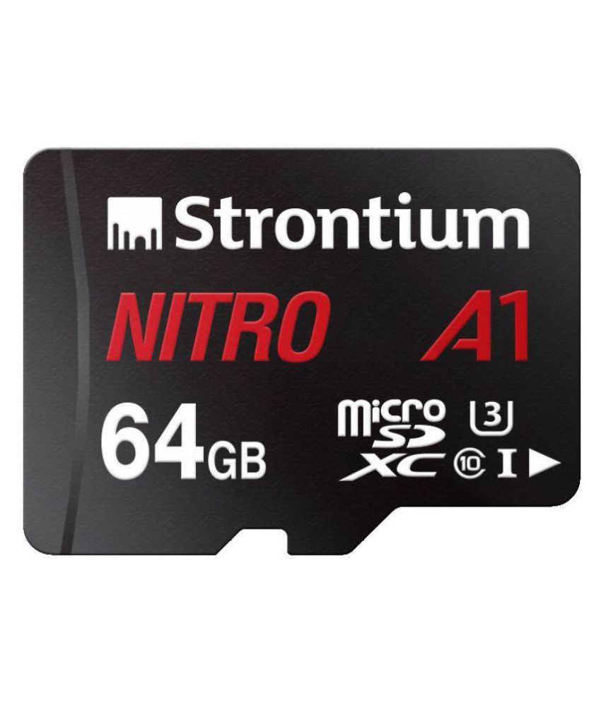 Strontium 64 GB A1 UHS Class 10 Memory Card