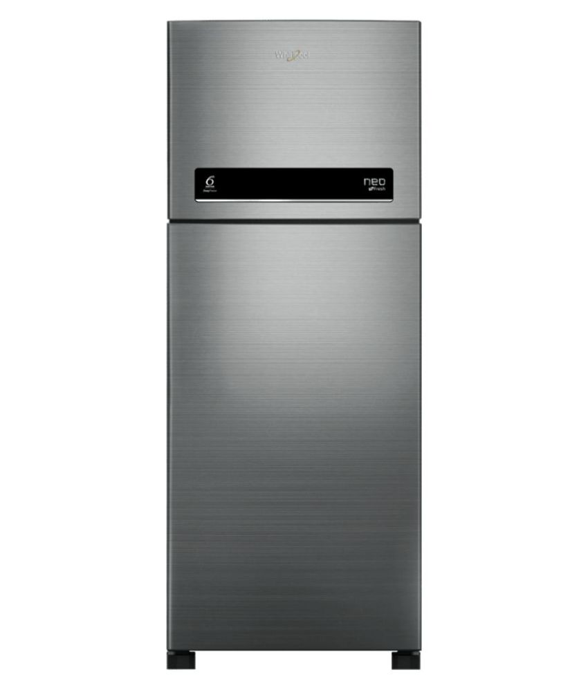 Whirlpool 265L 2 Star Frost Free Double Door NEO DF278 PRM ARCTIC STEEL 2S