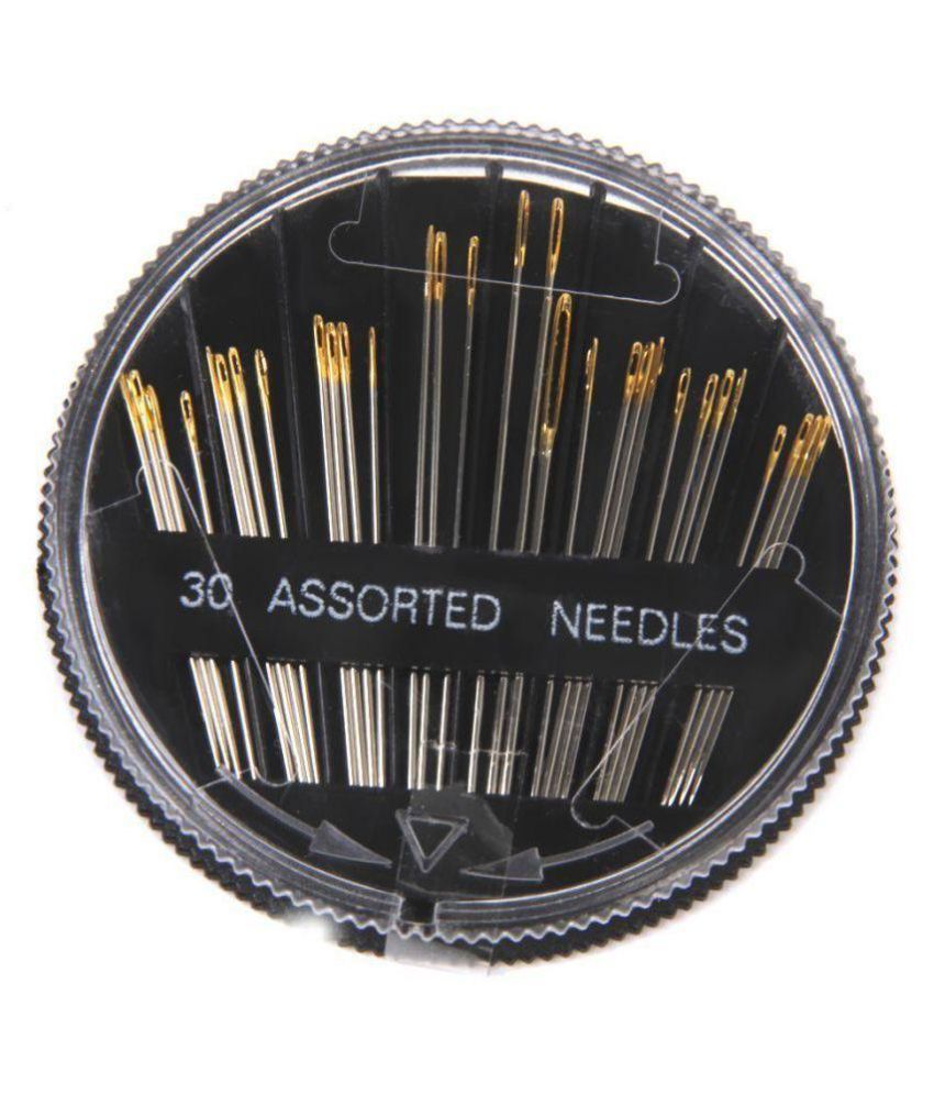 30 Pieces in 1 Set Assorted Hand Sewing Steel Needles for Embroidery