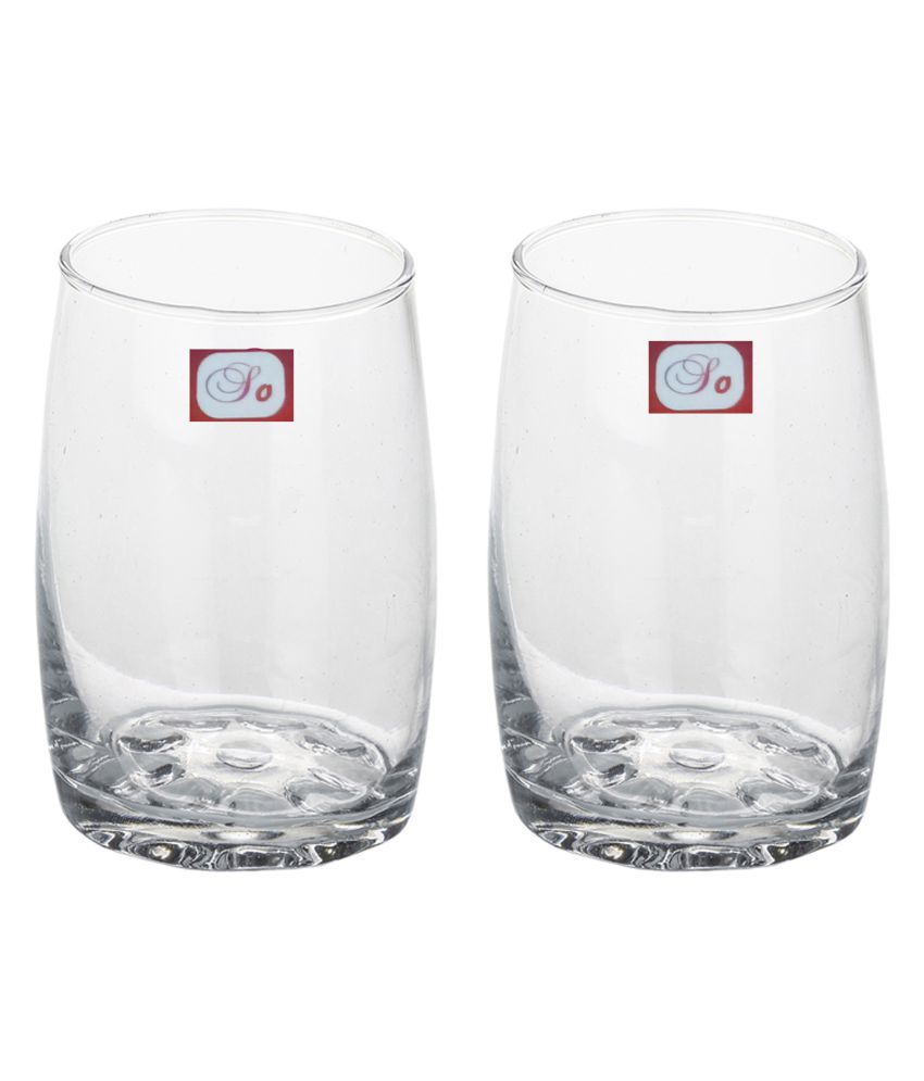     			Somil Water/Juice  Glasses Set,  270 ML - (Pack Of 2)