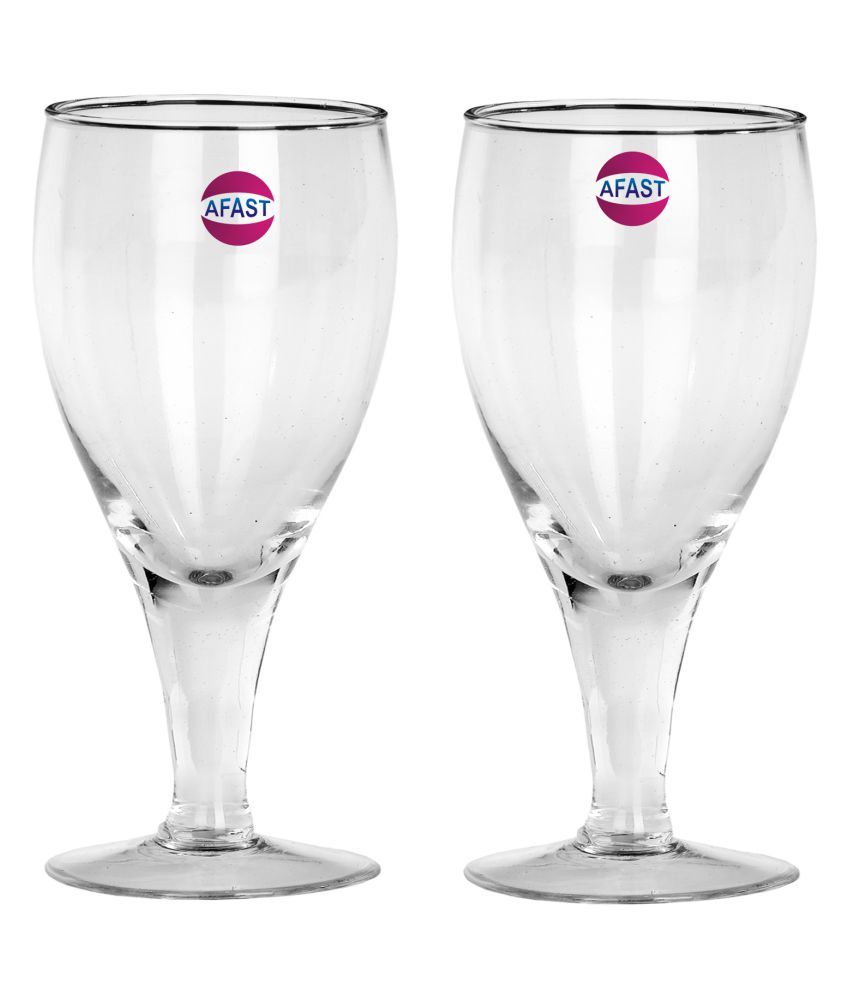     			Somil Wine  Glasses Set,  180 ML - (Pack Of 2)