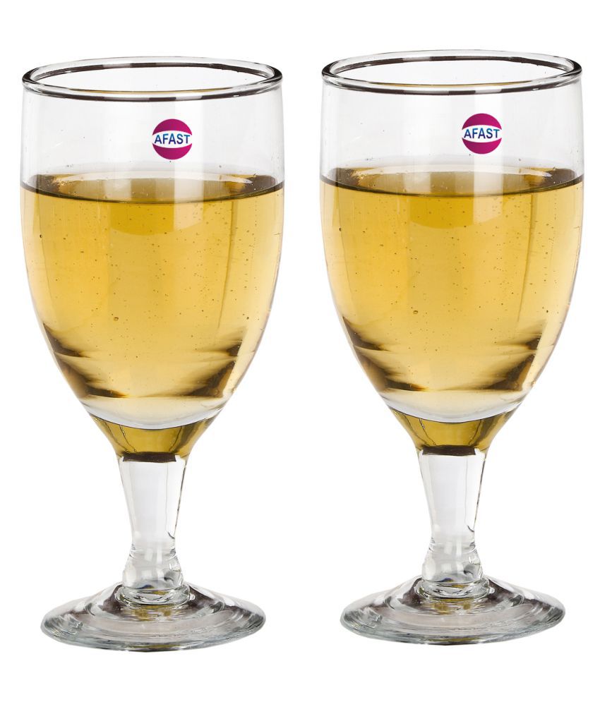     			Somil Wine  Glasses Set,  180 ML - (Pack Of 2)