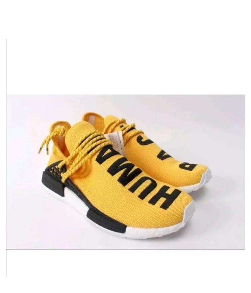 Adidas NMD HUMAN RACE Yellow Running Shoes Buy Adidas