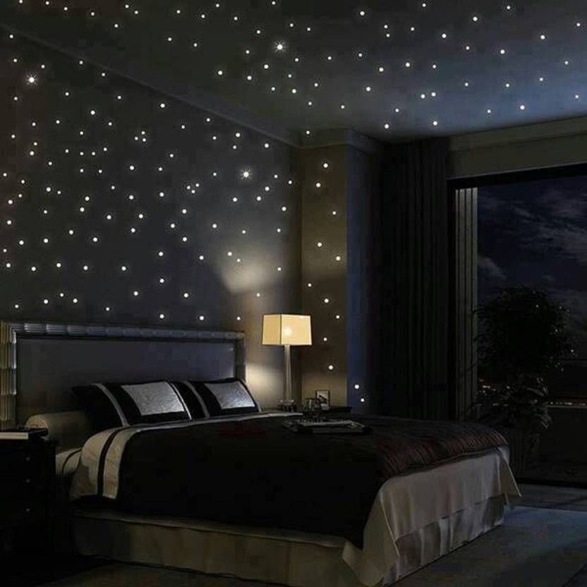 Creative Kraft Night Glow Stickers Moon Stars Glow In The Dark