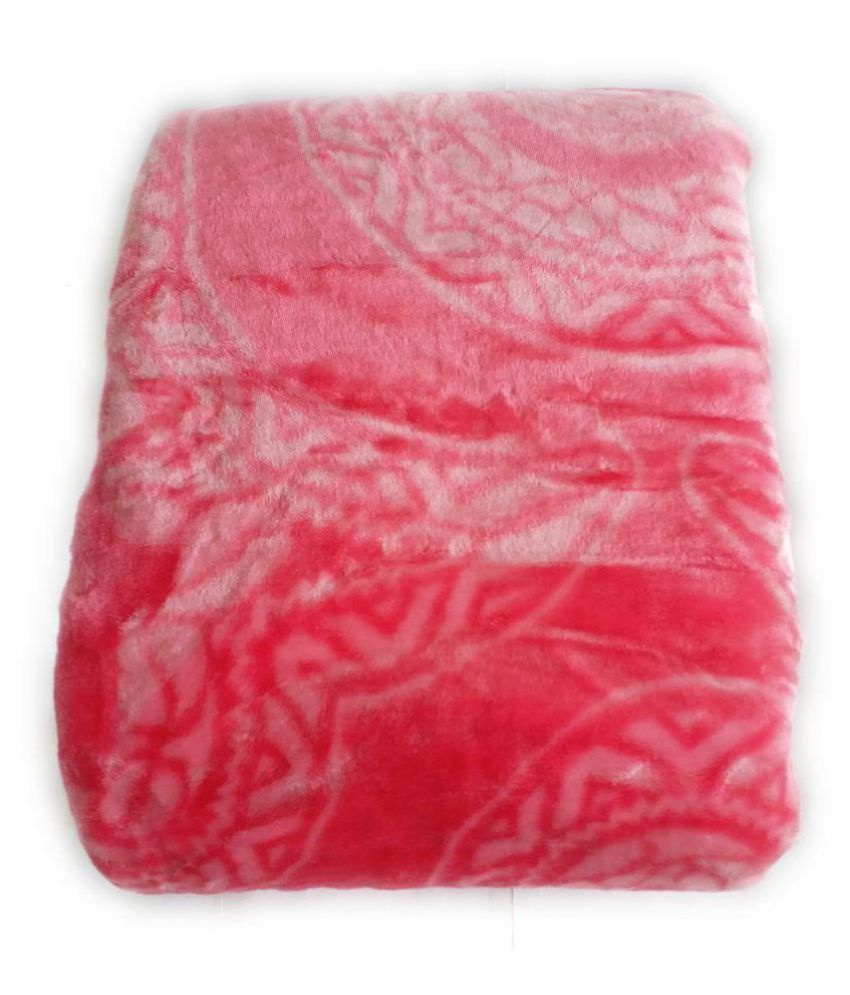 Signature Blanket Single Poly Mink Floral Blanket Buy Signature