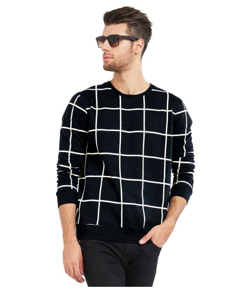 black check t shirt