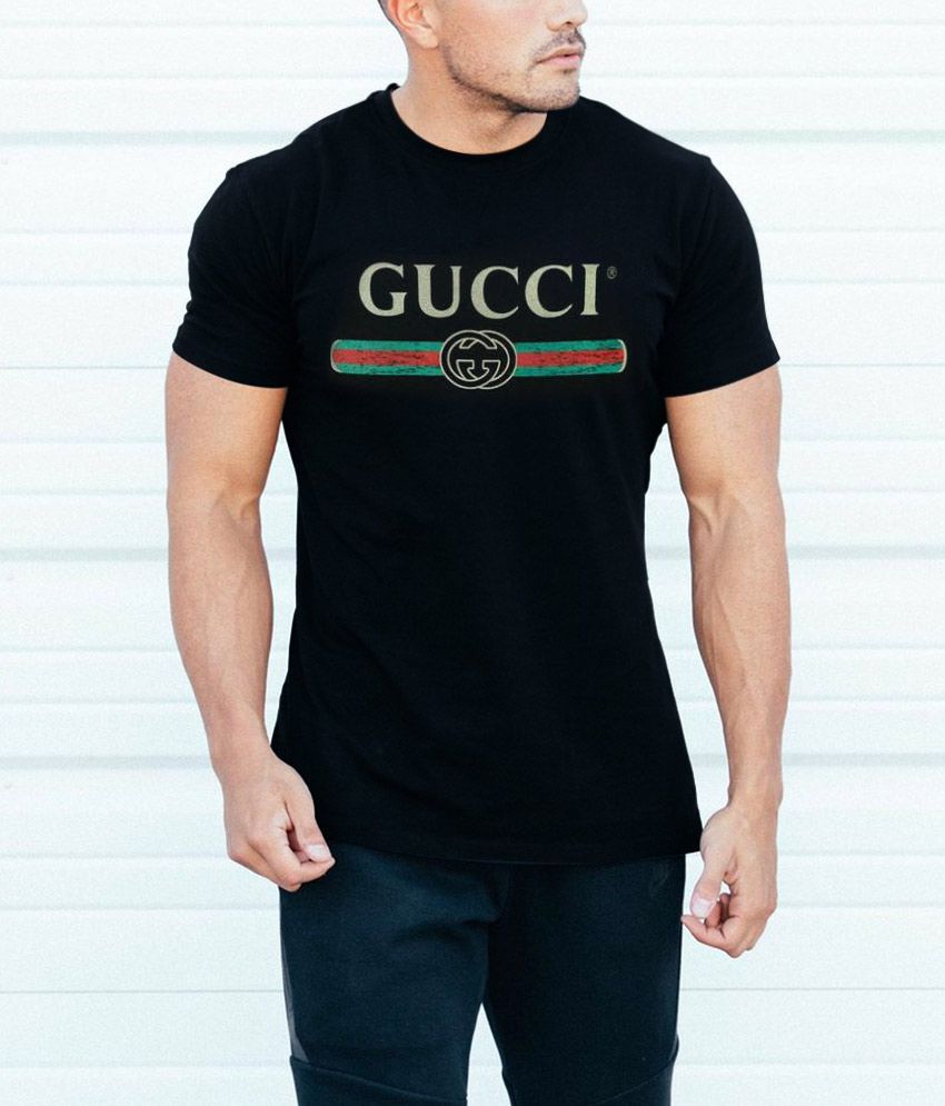 black gucci tee shirt