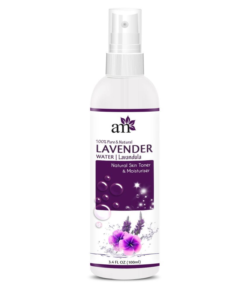 AromaMusk 100% Pure French Lavender Water Skin Freshener 100 mL