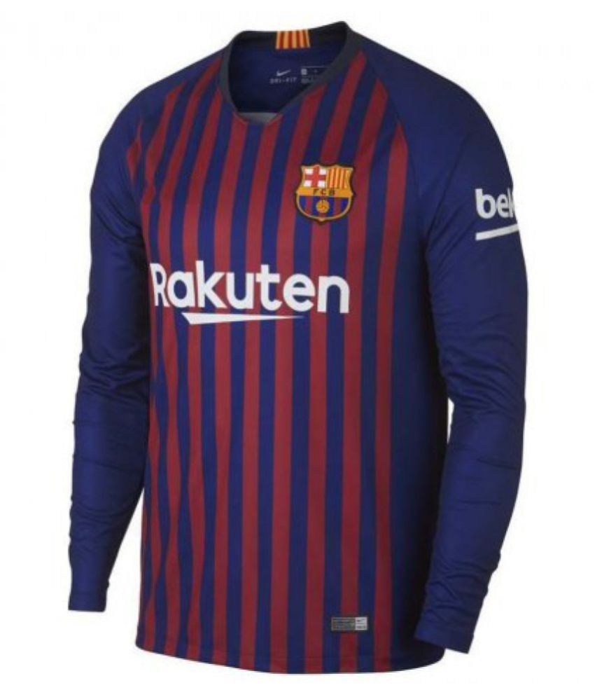 Barcelona Home Football Jersey 18 19 Full Sleeves Premium Master Quality Buy Online At Best Price On Snapdeal