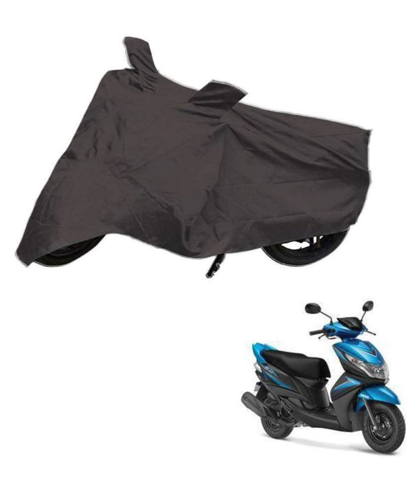     			AutoRetail Dust Proof Two Wheeler Polyster Cover for Yamaha Ray Z (Mirror Pocket, Grey Color)
