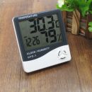 AC Atoms Htc-1 Digital Hygrometer Thermometer Humidity Meter With Clock