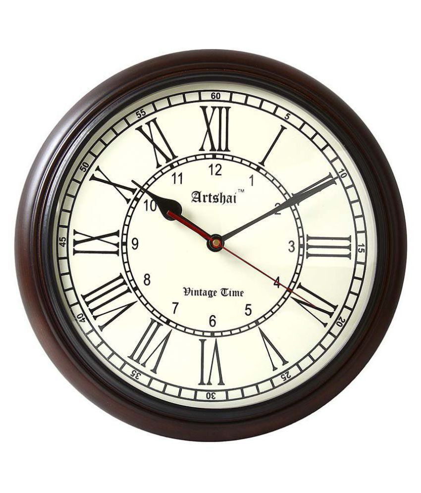 Artshai Circular Analog Wall Clock 2357 ( 30 x 3 cm ) Buy Artshai