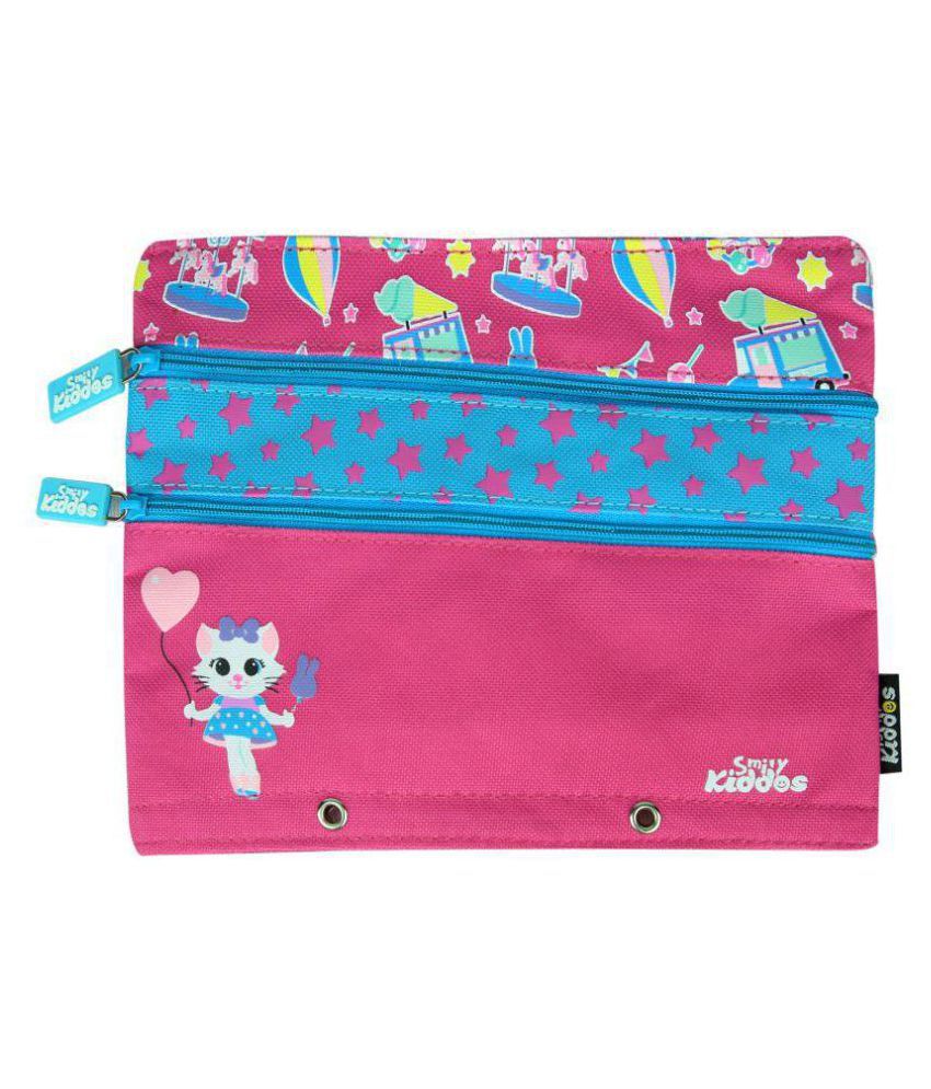     			Fancy A5 Pencil Case (Pink) | Kids Pencil Pouch | Kids Pencil Box | Online pencil case | Pencil Case For Boys & Girls | pencil bags with zipper