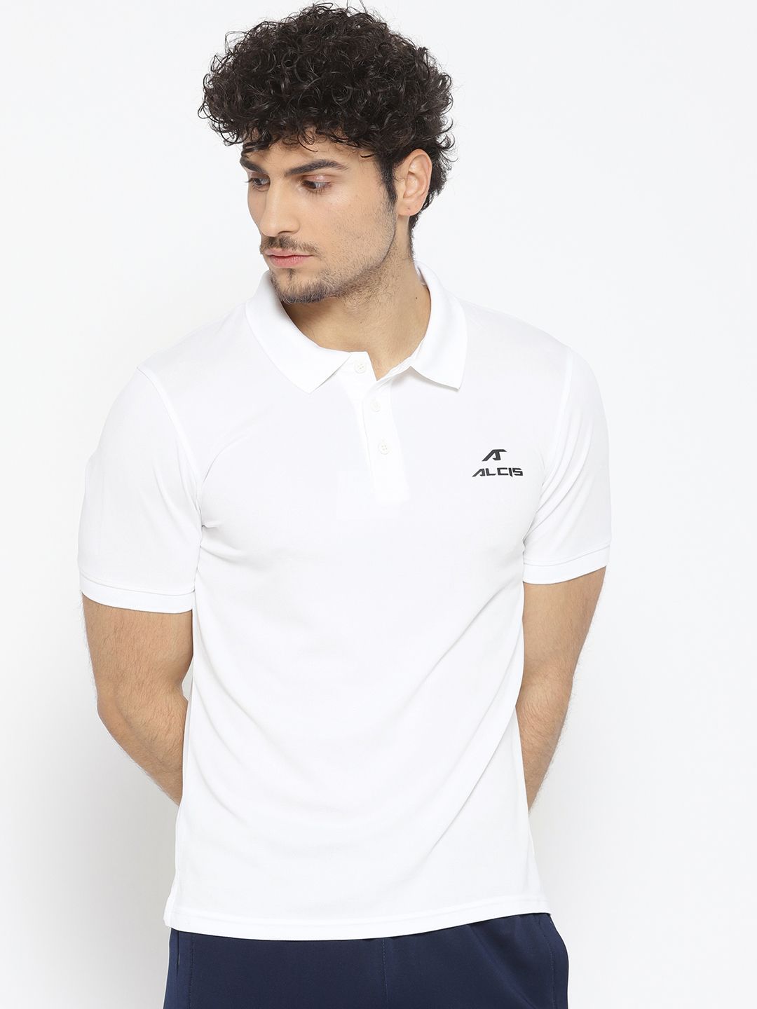     			Alcis - White Polyester Regular Fit Men's Sports Polo T-Shirt ( Pack of 1 )