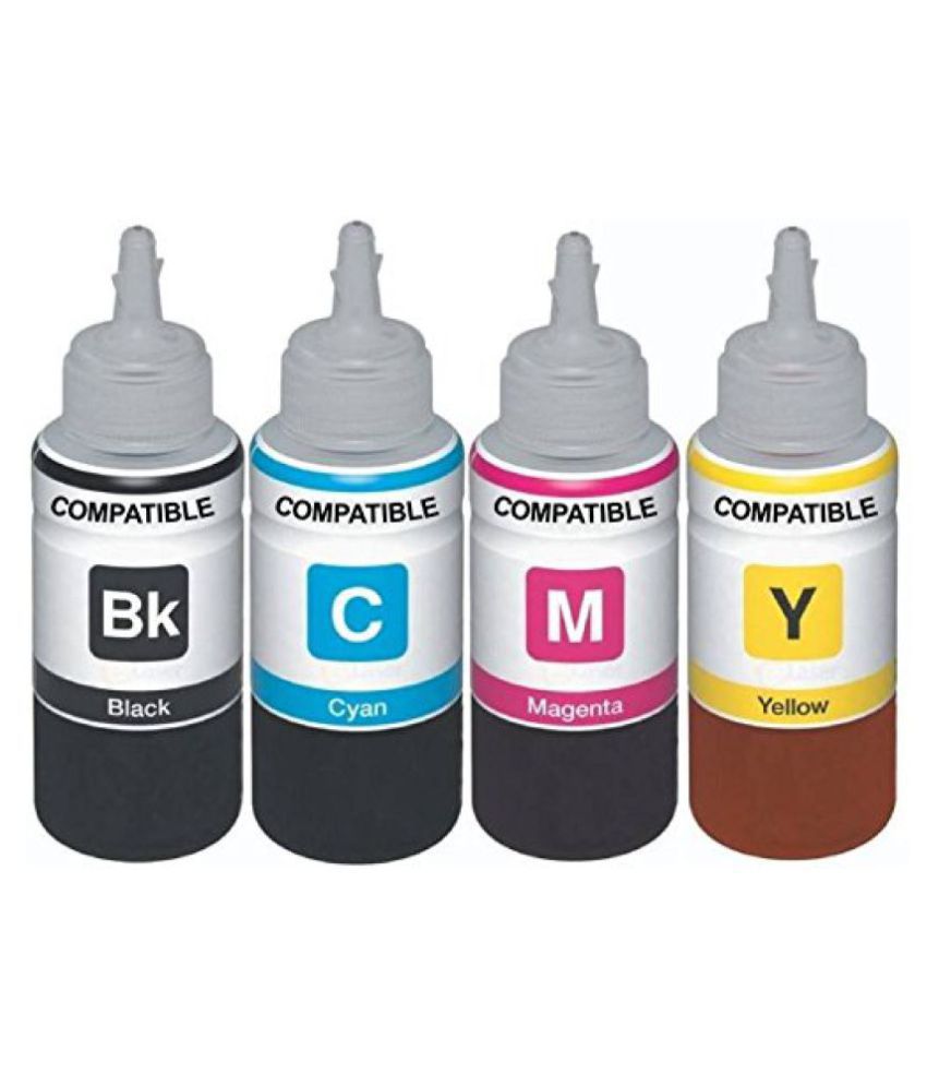 Kataria Refill Ink X 100ml Multicolor Pack Of 4 Ink Bottle