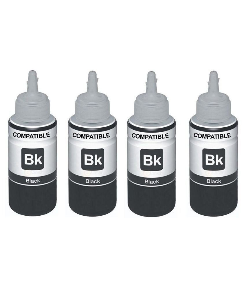 Kataria Refill Ink Black Pack of 4 Ink bottle for Epson ...
