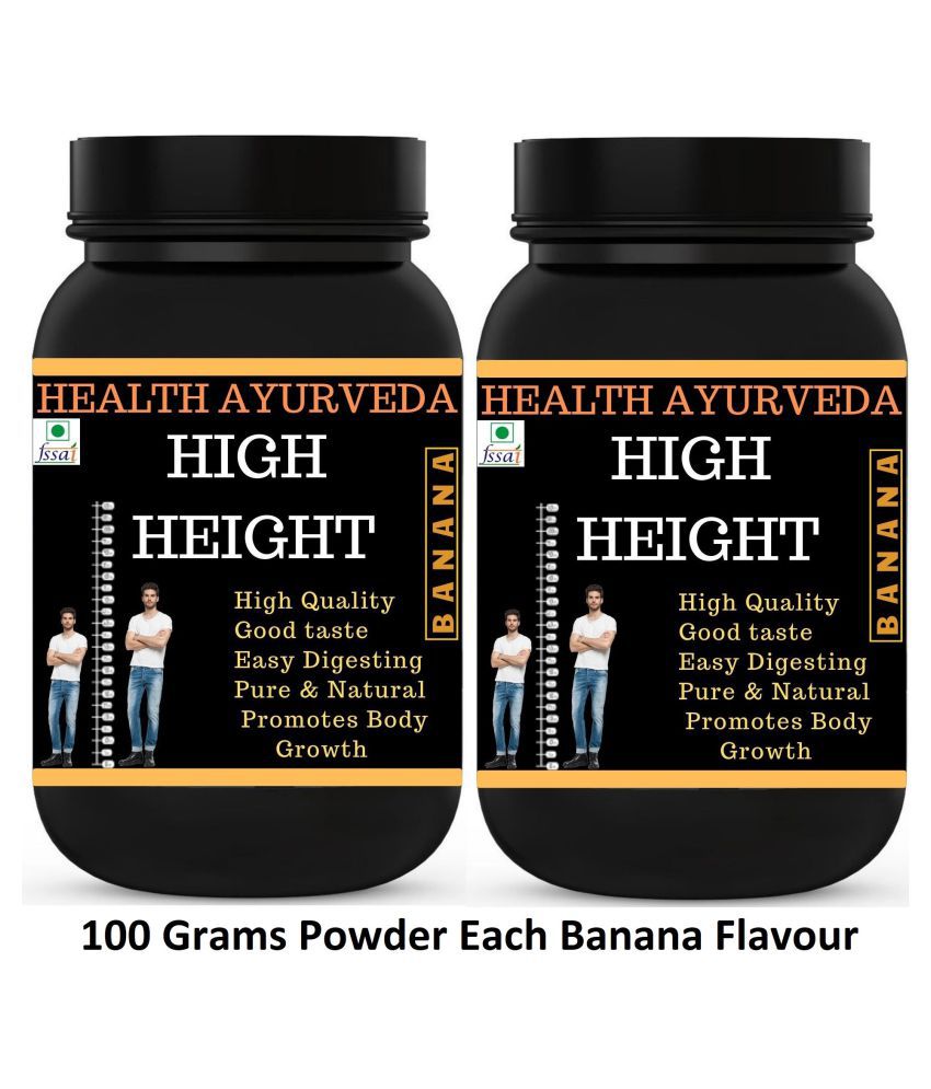     			Health Ayurveda High Height | Height Increase Powder 200 gm Pack Of 2