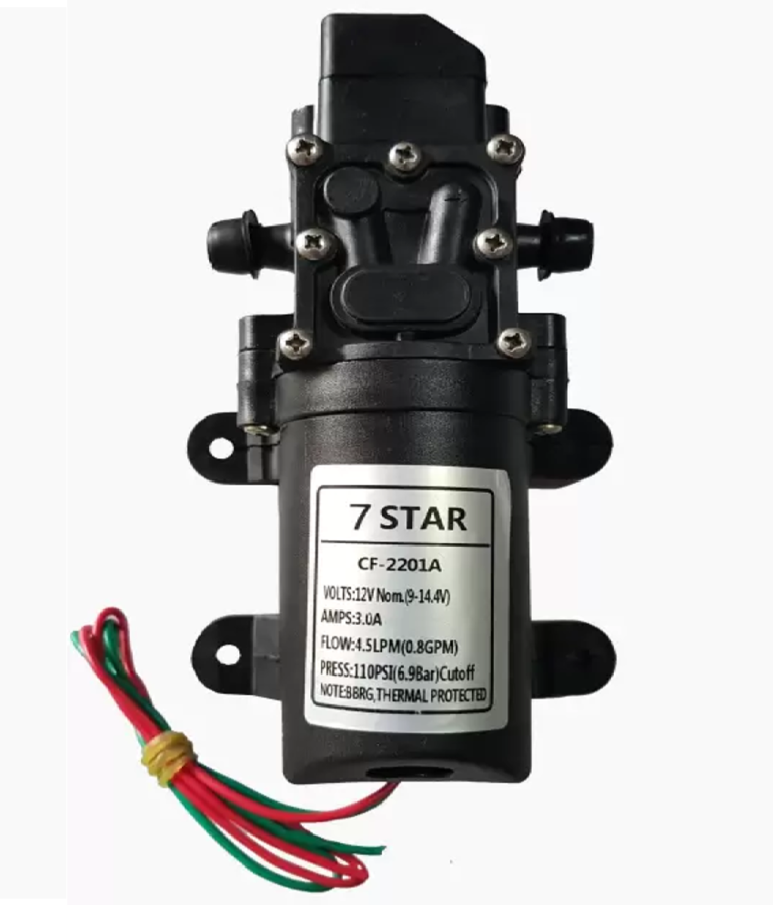 7 STAR 12 Volt DC 4.5 LPM Water Pump Gardening Water Sprayer: Buy 7
