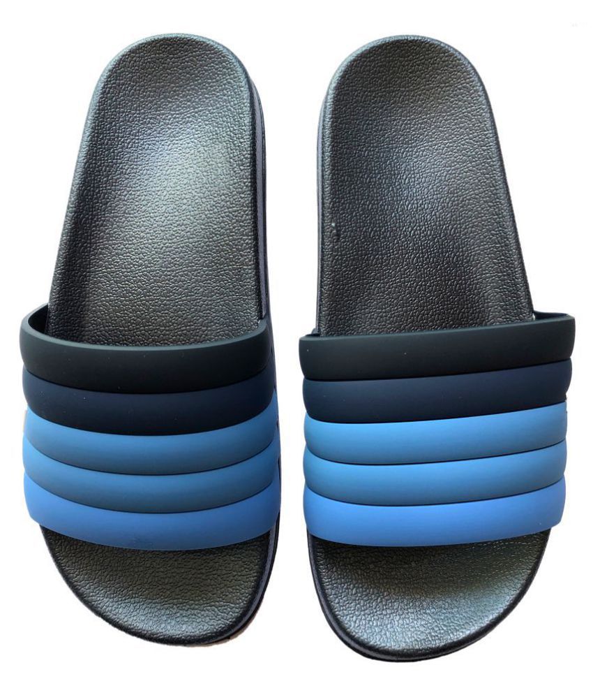 Adidas Blue Slide Flip flop Price in India- Buy Adidas Blue Slide Flip ...