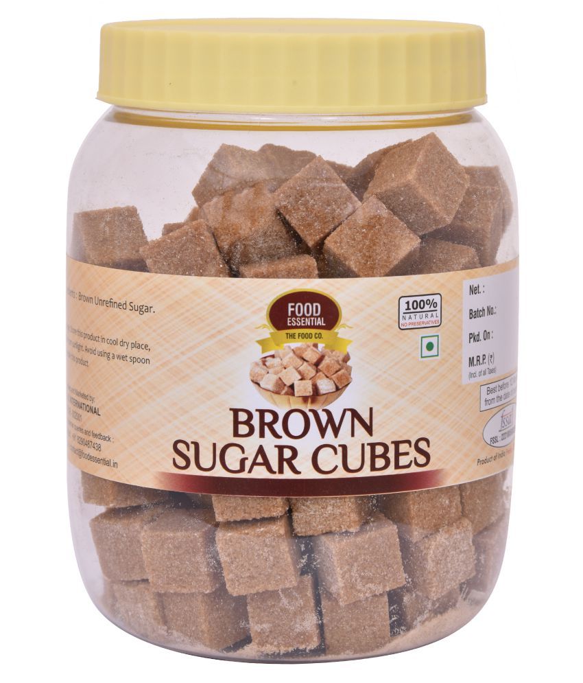 FOOD ESSENTIAL Brown Sugar Cubes 1 kg Buy FOOD ESSENTIAL Brown Sugar