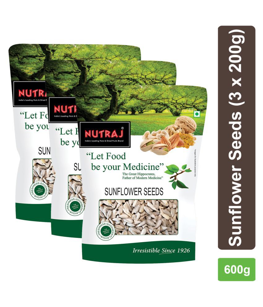     			Nutraj Sunflower Seeds 200 g Pack of 3