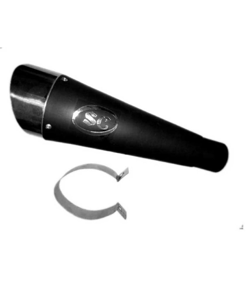 SC Bike Silencer/Exhaust for Bike Avenger 220 DTSi Bajaj Matte Finish