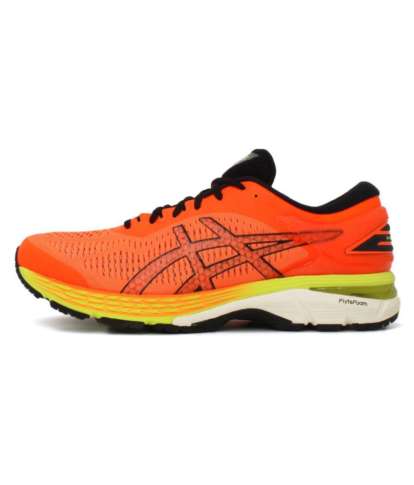 Asics Gel Kayano 25 Running Shoes Orange: Buy Online at Best Price on ...