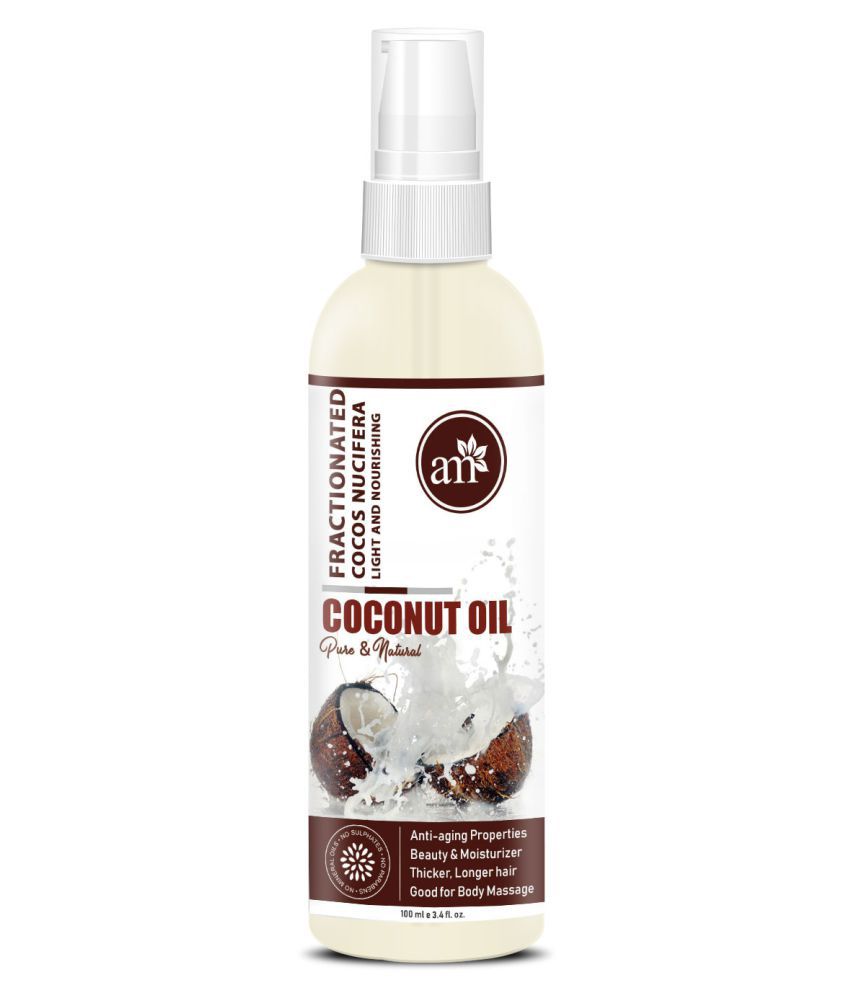 AromaMusk 100% Natural & Pure Fractionated Coconut Oil 100 ml