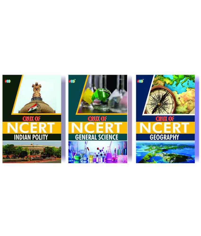     			Combo CRUX of NCERT (Indian Polity, General Science, Geography) A Set of 3 Books