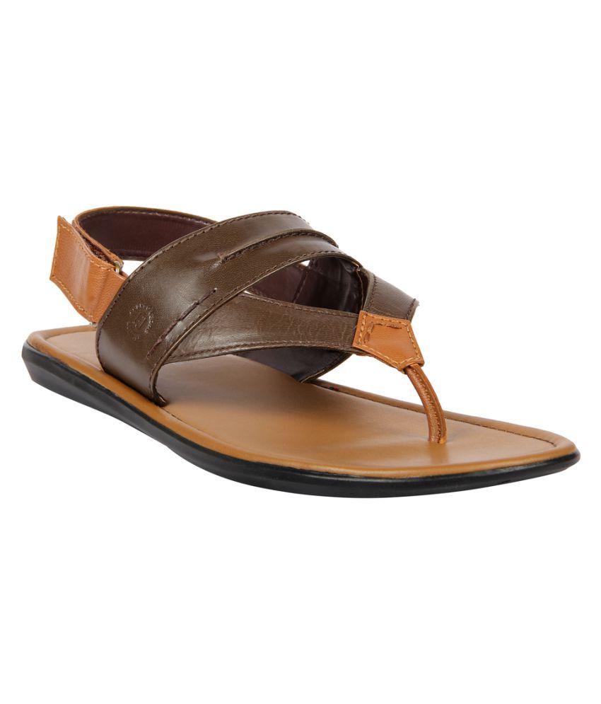franco leone tan sandals
