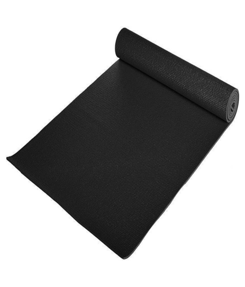 Yoga and exercise mat of 5mm Black Dotted Design With Yoga Mat strap 0.