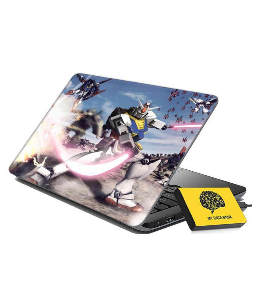 100yellow Dynasty Warriors Gundam Gaming Laptop Skin Sticker/Decal For