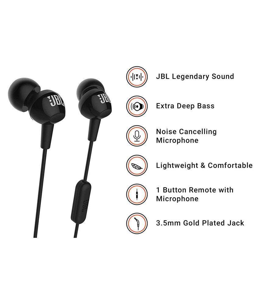 jbl c100si earphones price