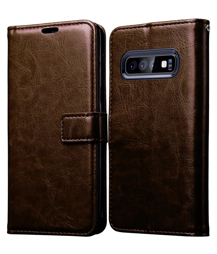 Samsung Galaxy S10 Plus Flip Cover by XORB Coffee Flip Covers Online at Low Prices