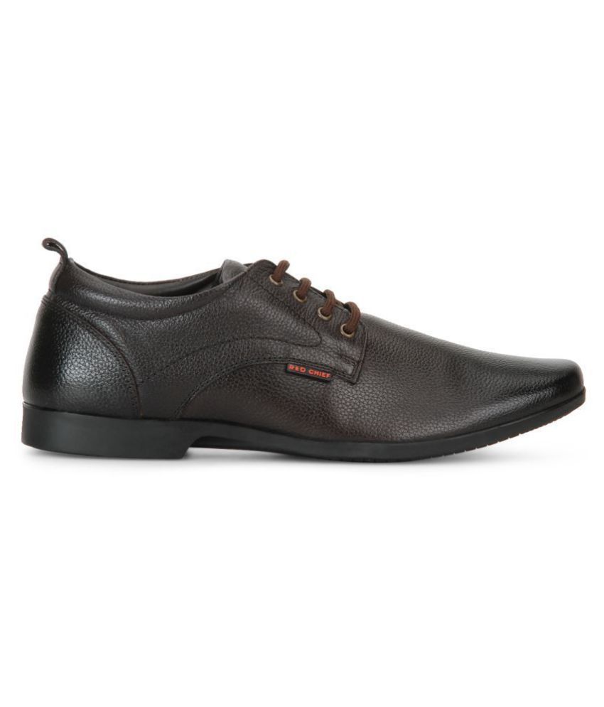 red chief brown derby shoes