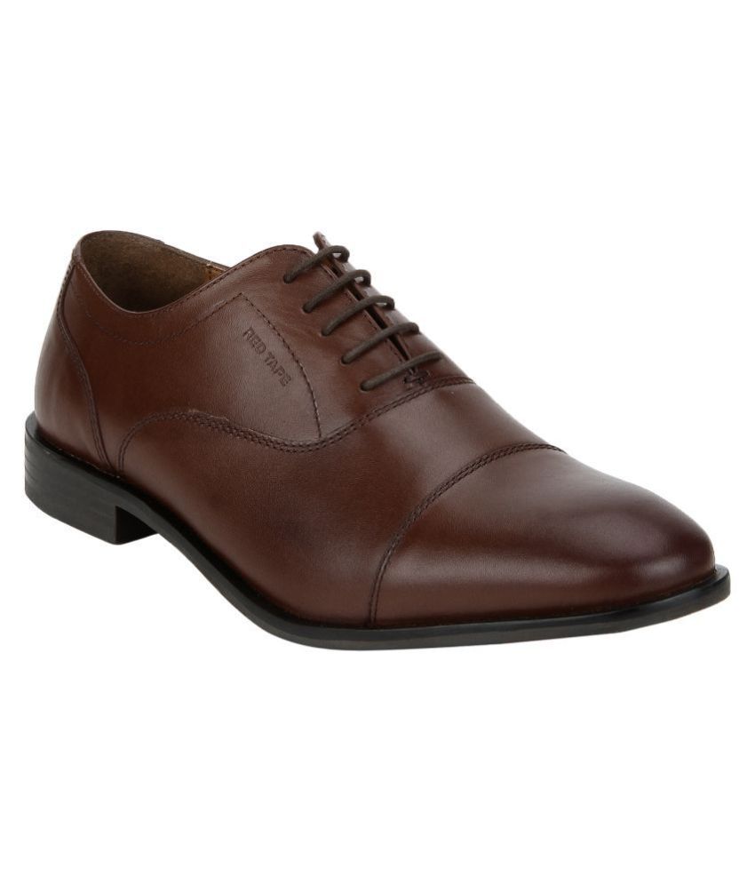 red tape oxford shoes in patent leather