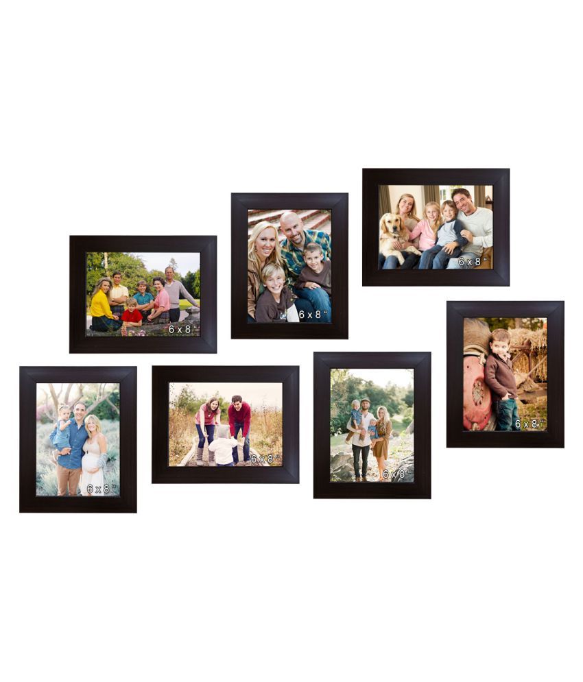 Decora Acrylic Brown Photo Frame Sets Pack of 7 Buy Decora Acrylic