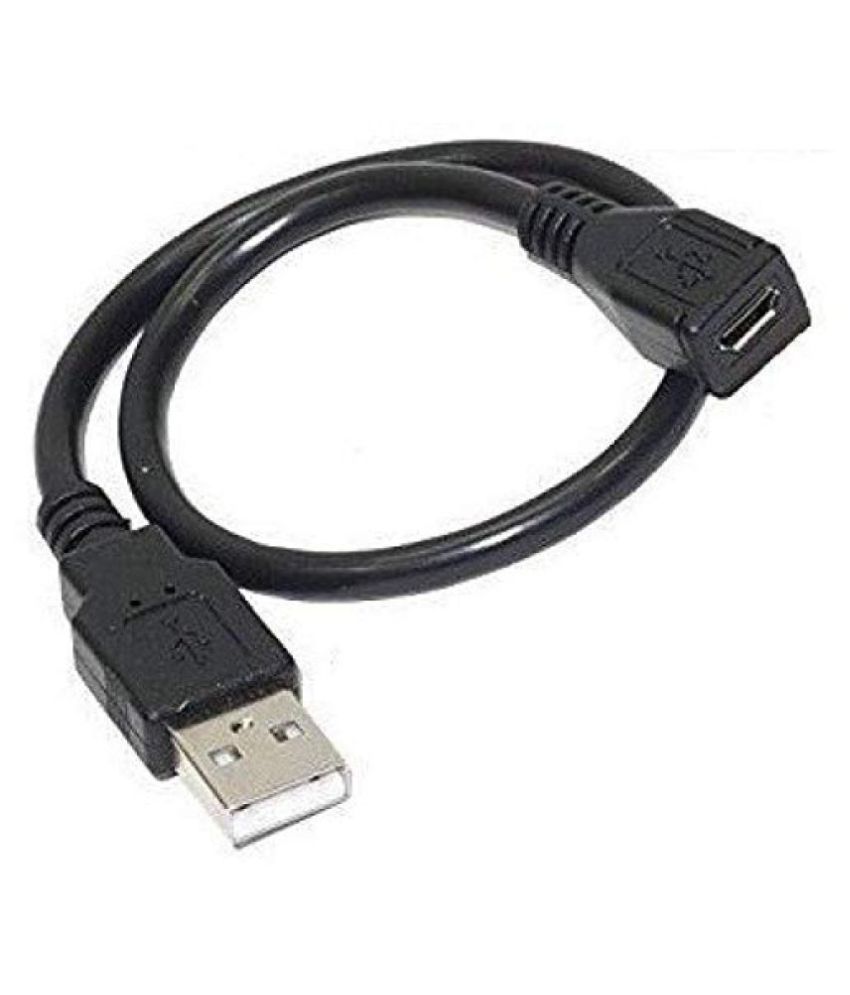 Ever Forever Micro USB Female to 3.0 USB Male Aadhar Card Device #039;s/Female OTG Cable