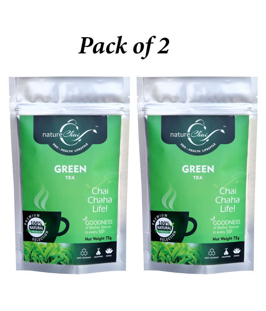     			nature Chai Green Tea Loose Leaf 75 gm Pack of 2