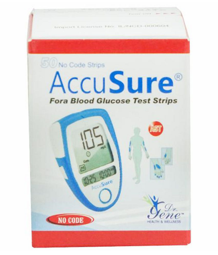     			Accusure 50 Strips(Only Strips Pack)