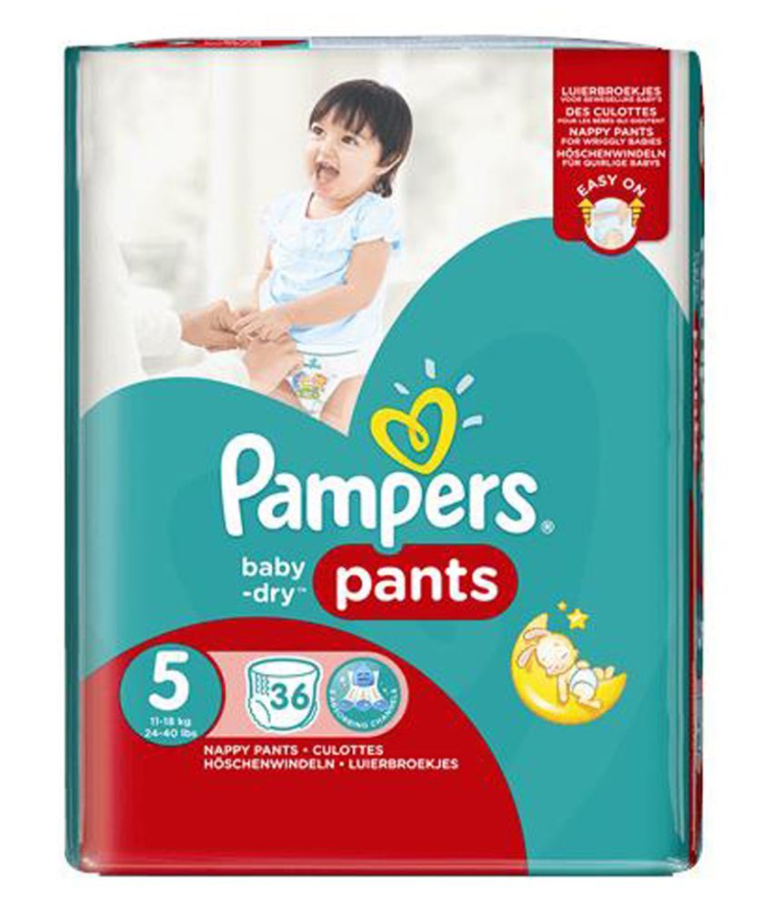 pampers baby dry pants size 5