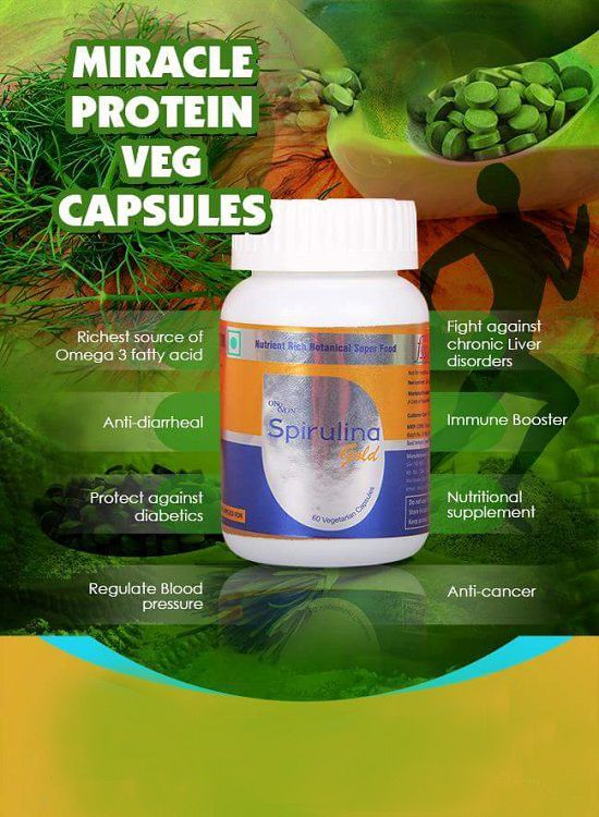ON & ON Spirulina Gold 60 no.s Capsule Buy ON & ON Spirulina Gold 60