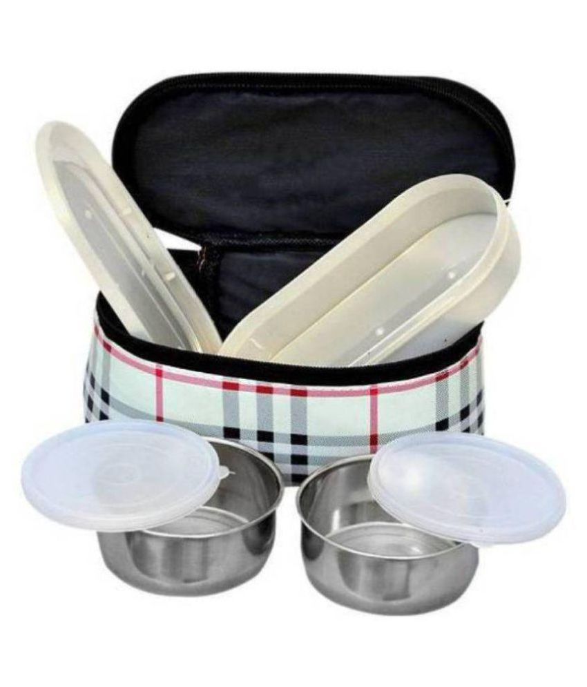 DealsnBuy Assorted Stainless Steel Lunch Box Buy Online at Best Price