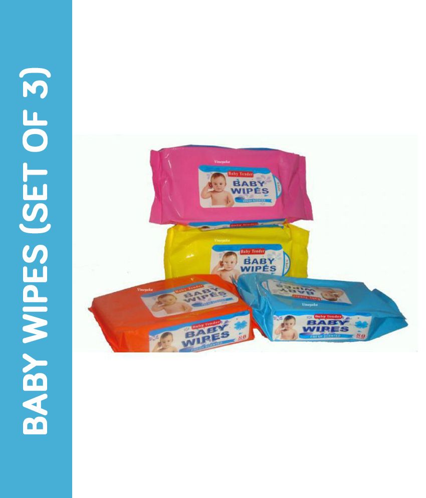 Baby wipes (Set of 3) Buy Baby wipes (Set of 3) at Best Prices in