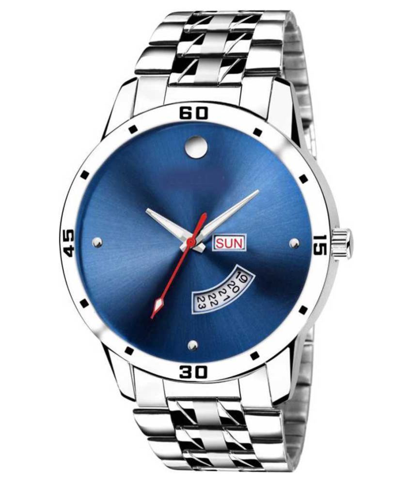 newmen Silver Stainless Steel Analog Men's Watch Buy newmen