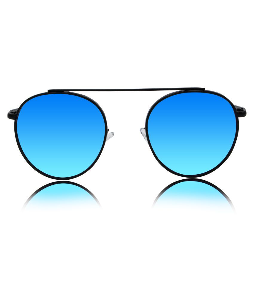 RESIST Blue Round Sunglasses ( IP-Rockstar-BF-R01 ) - Buy RESIST Blue ...