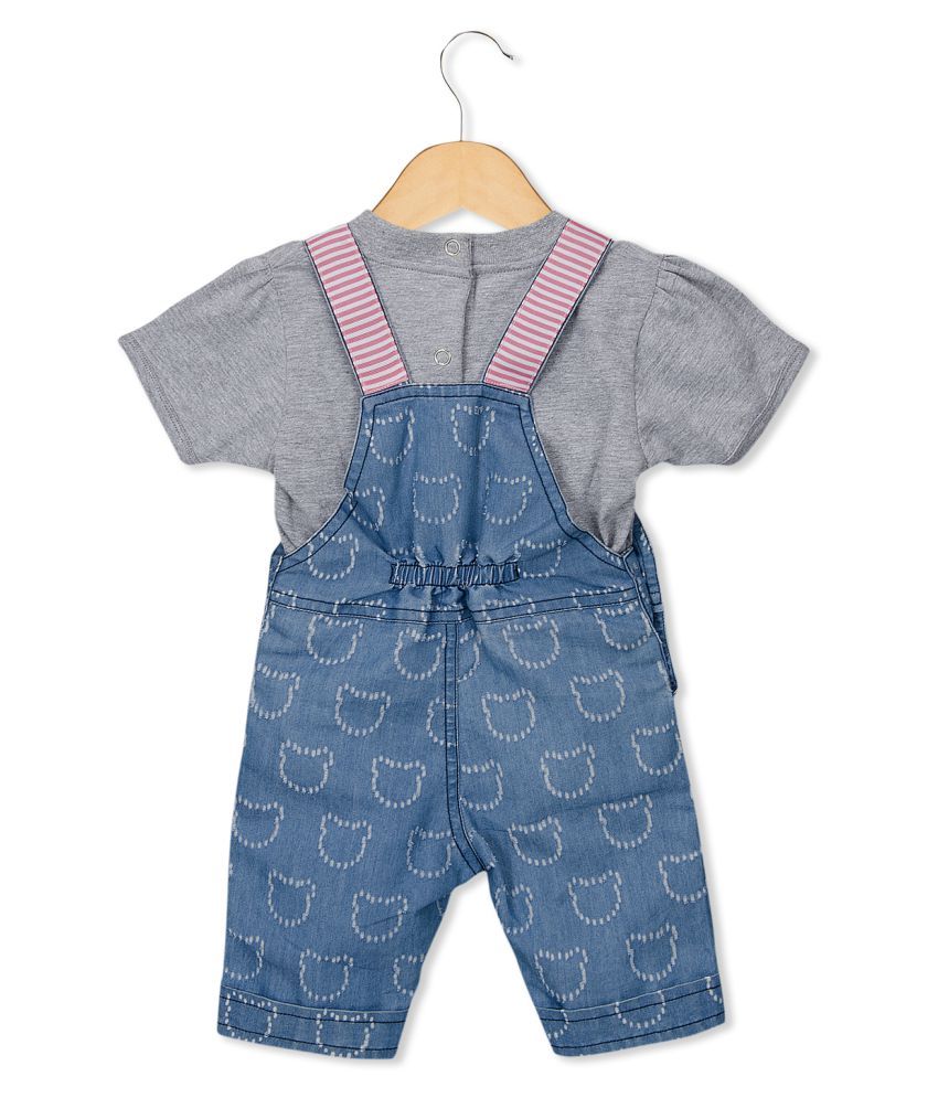 cotton dungarees baby girl