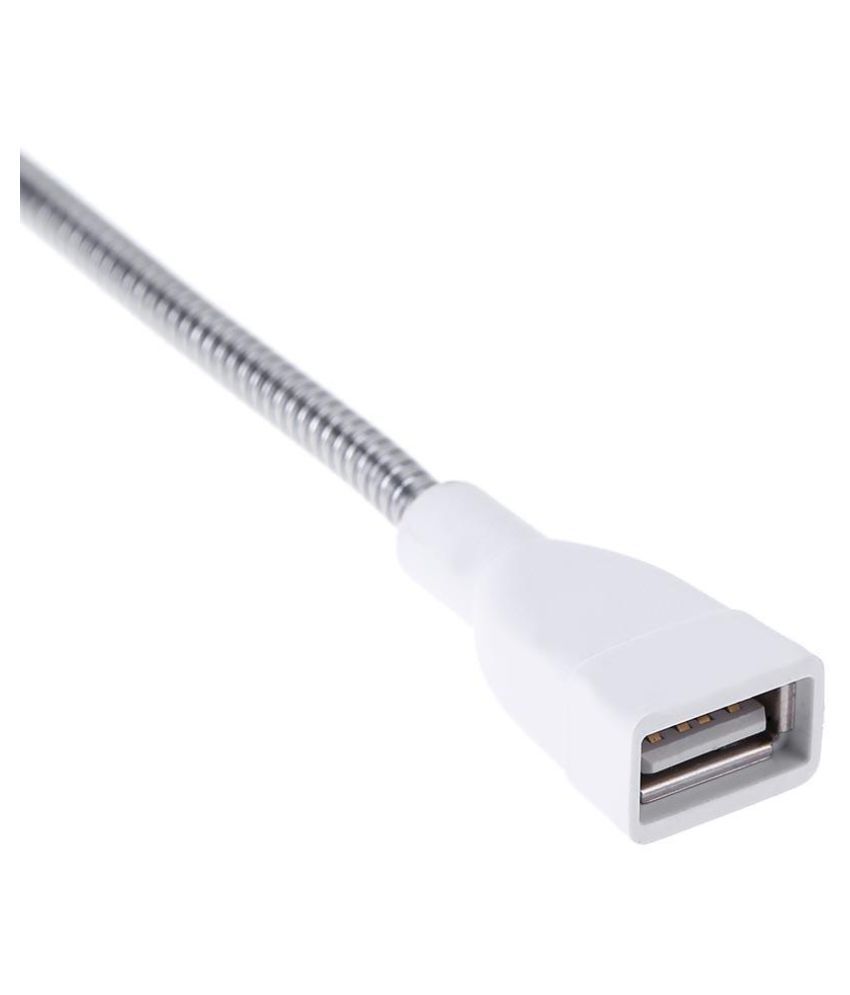 USB Male to Female Extension LED Light Adapter Cable Metal Flexible